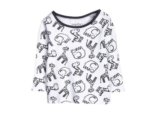 تی شرت دخترانه نوزادی بسته 3 عددی - لوپیلو