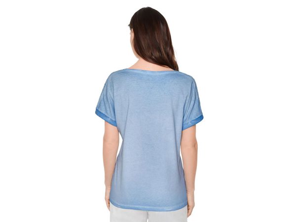 خرید تی شرت نخی آستین کوتاه زنانه چیبو Tchibo | فروشگاه اینترنتی بانی استایل