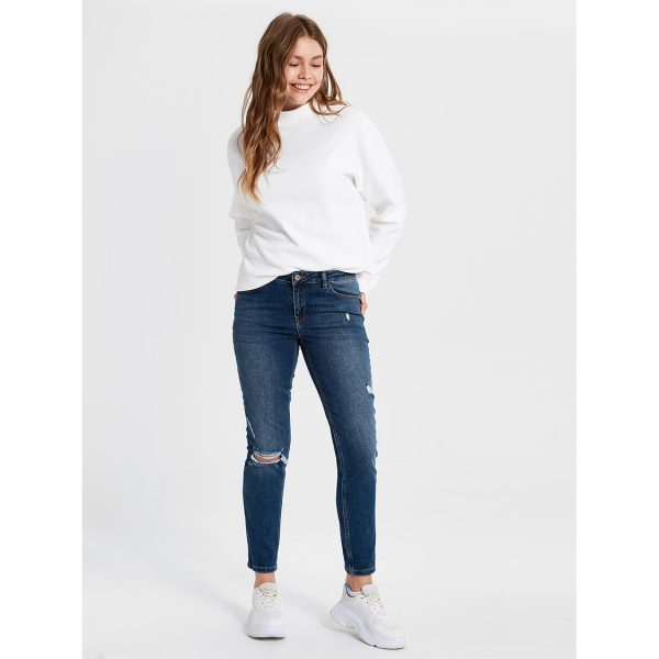 خرید شلوار جین زنانه ال سی وایکیکی کد 11068 | فروشگاه اینترنتی بانی استایل