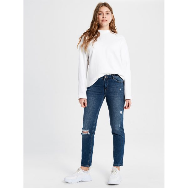 خرید شلوار جین زنانه ال سی وایکیکی کد 11068 | فروشگاه اینترنتی بانی استایل