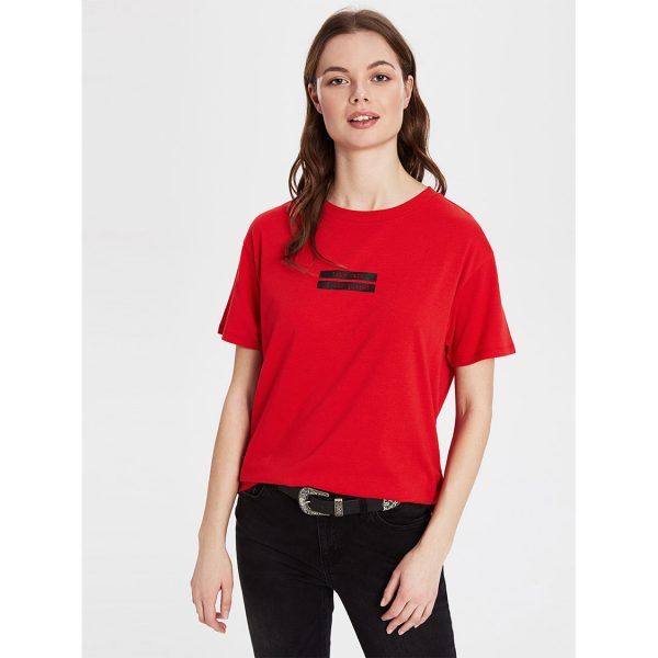 خرید تی شرت آستین کوتاه زنانه ال سی وایکیکی کد 11231 | فروشگاه اینترنتی بانی استایل