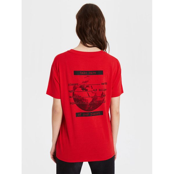 خرید تی شرت آستین کوتاه زنانه ال سی وایکیکی کد 11231 | فروشگاه اینترنتی بانی استایل