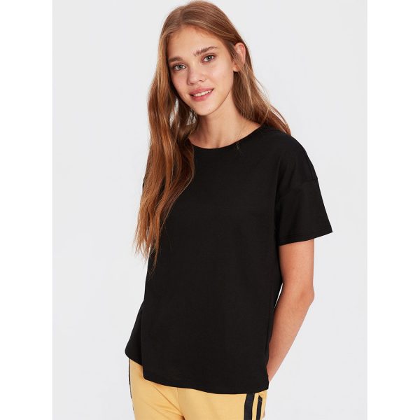 خرید تی شرت آستین کوتاه زنانه ال سی وایکیکی کد 11241 | فروشگاه اینترنتی بانی استایل