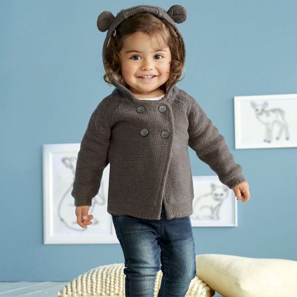 خرید ژاکت نوزادی دخترانه لوپیلو کد 28852 | فروشگاه اینترنتی بانی استایل