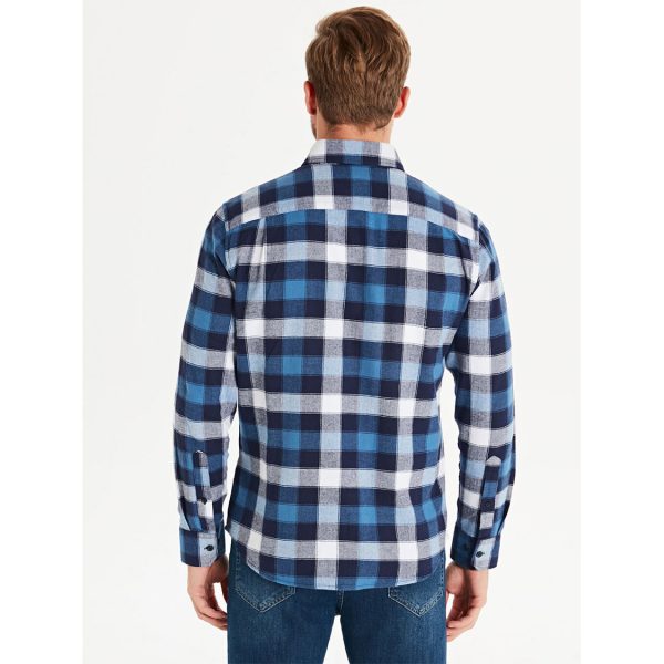 خرید پیراهن چهارخانه مردانه ال سی وایکیکی کد 14258 | فروشگاه اینترنتی بانی استایل