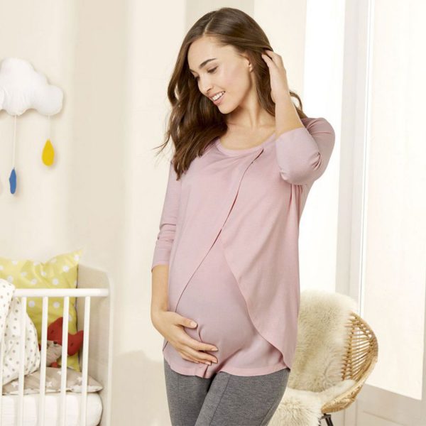 خرید تیشرت بارداری اسمارا کد 31298 | فروشگاه اینترنتی بانی استایل
