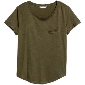 خرید تی شرت آستین کوتاه زنانه اچ اند ام کد 31552 | فروشگاه اینترنتی بانی استایل