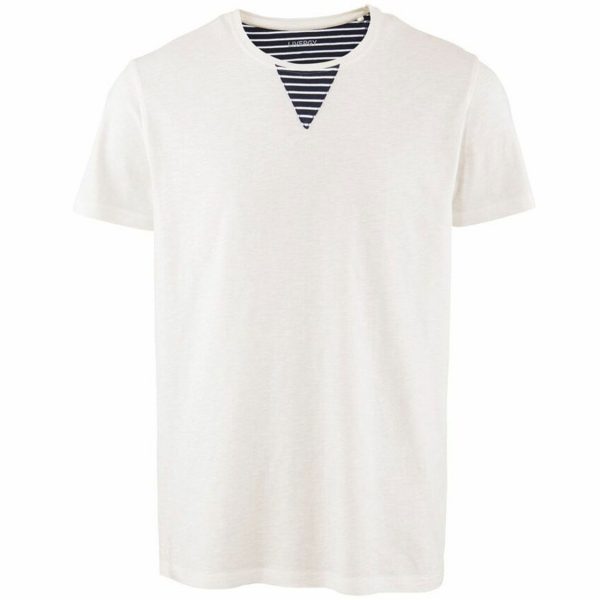 خرید تی شرت نخی مردانه لیورجی کد 34601 | فروشگاه اینترنتی بانی استایل