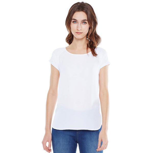 خرید تی شرت آستین کوتاه زنانه چیبو کد 33074 | فروشگاه اینترنتی بانی استایل