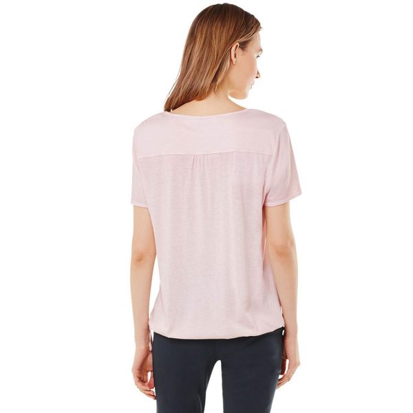 خرید تی شرت یقه هفت زنانه چیبو کد 34337 | فروشگاه اینترنتی بانی استایل