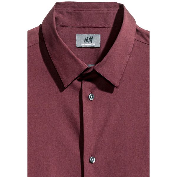 خرید پیراهن اسلیم فیت مردانه اچ اند ام کد 35525 | فروشگاه اینترنتی بانی استایل