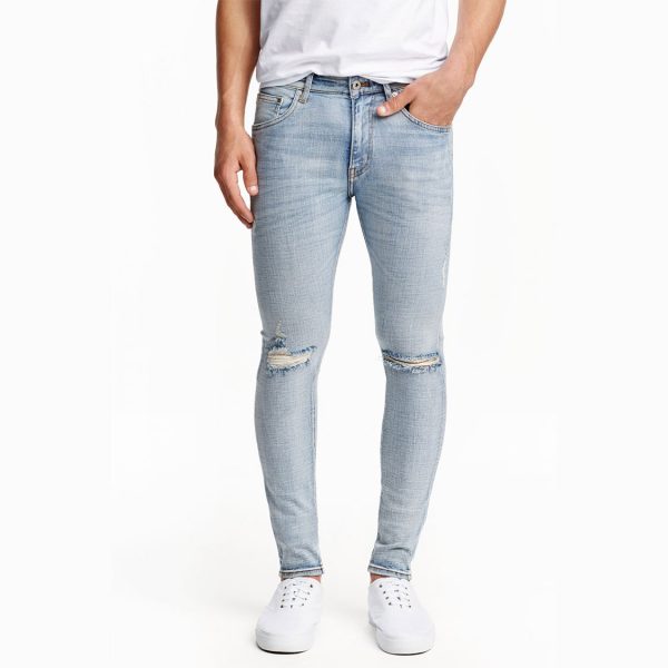 خرید شلوار جین جذب مردانه اچ اند ام کد 35741 | فروشگاه اینترنتی بانی استایل