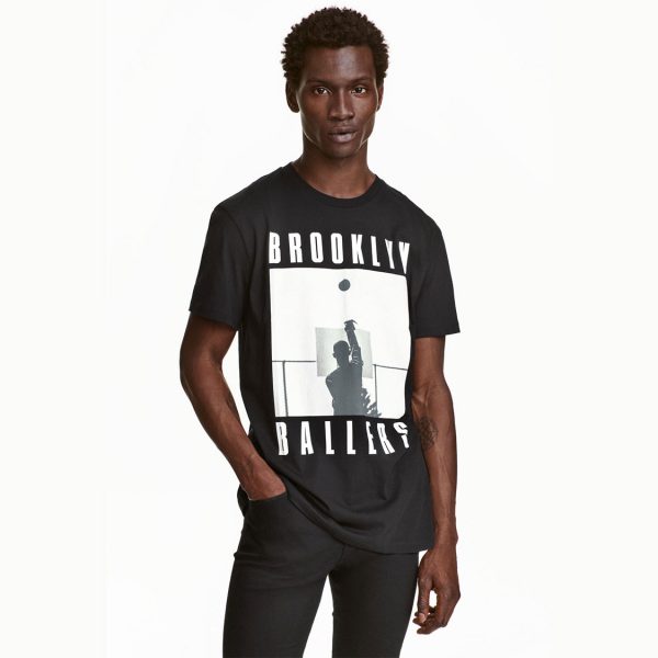 خرید تی شرت نخی مردانه اچ اند ام کد 35514 | فروشگاه اینترنتی بانی استایل