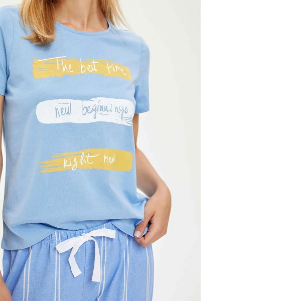 خرید ست تی شرت و شلوار زنانه دفکتو کد 42643 | فروشگاه اینترنتی بانی استایل