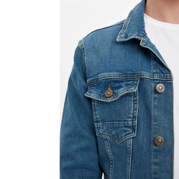 خرید کت جین مردانه دفکتو کد 44626 | فروشگاه اینترنتی بانی استایل