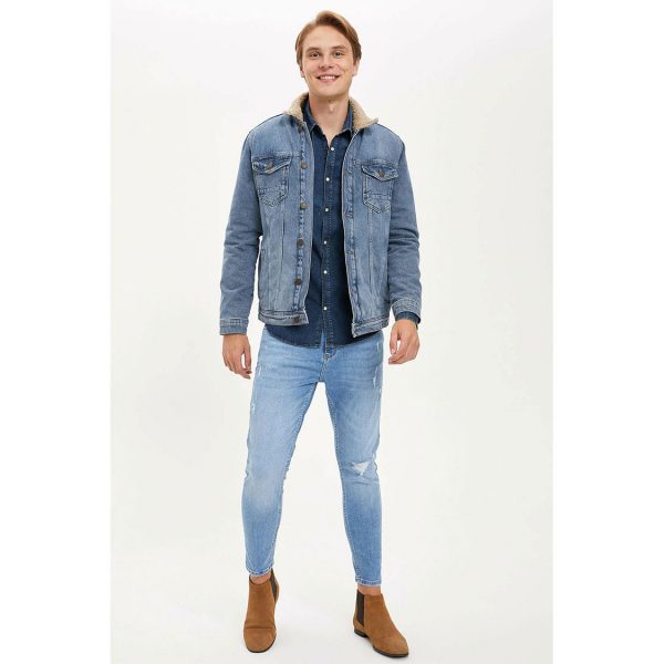 خرید کت جین مردانه دفکتو کد 44733 | فروشگاه اینترنتی بانی استایل