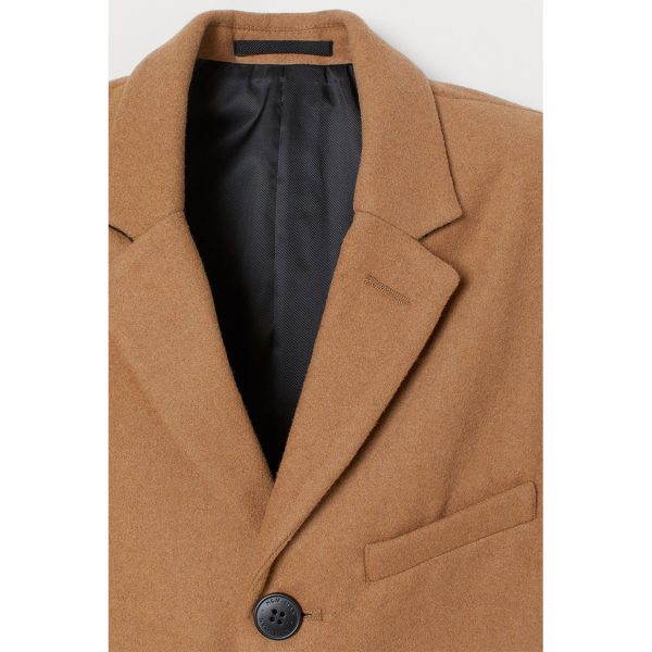 خرید پالتو پشمی مردانه اچ اند ام کد 48476 | فروشگاه اینترنتی بانی استایل