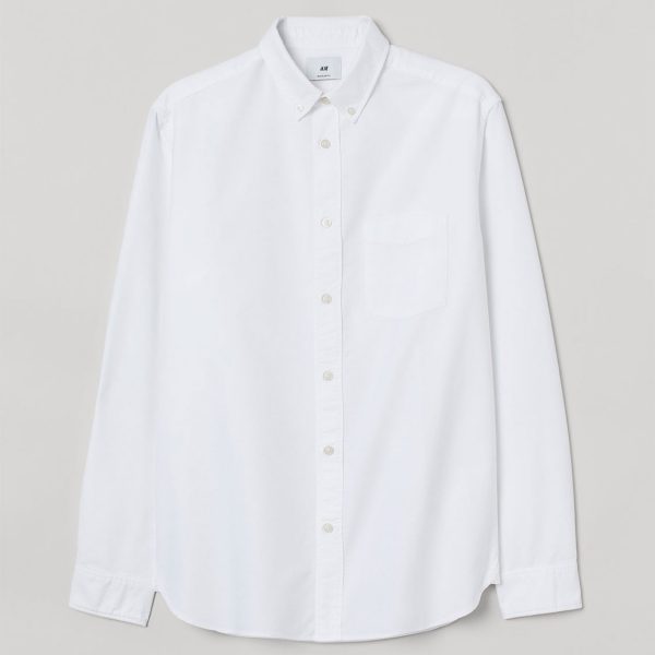 خرید پیراهن آکسفورد مردانه اچ اند ام کد 61101 | فروشگاه اینترنتی بانی استایل