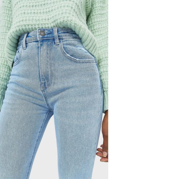 خرید شلوار جین زنانه استرادیواریوس کد 62856 | فروشگاه اینترنتی بانی استایل
