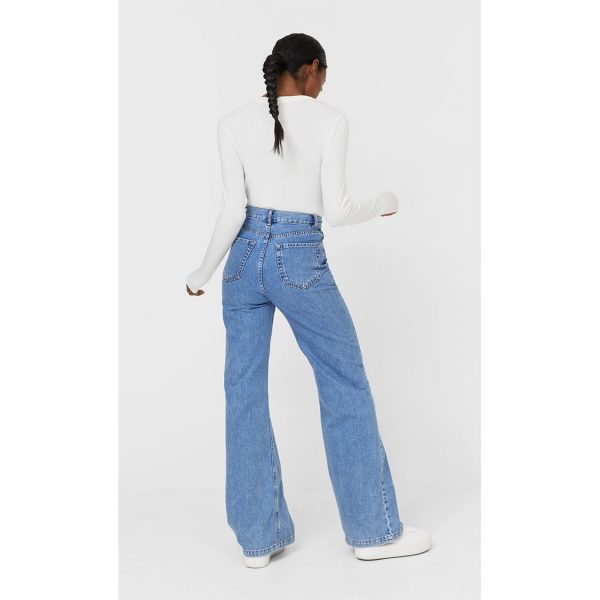 خرید شلوار جین زنانه استرادیواریوس کد 62920 | فروشگاه اینترنتی بانی استایل
