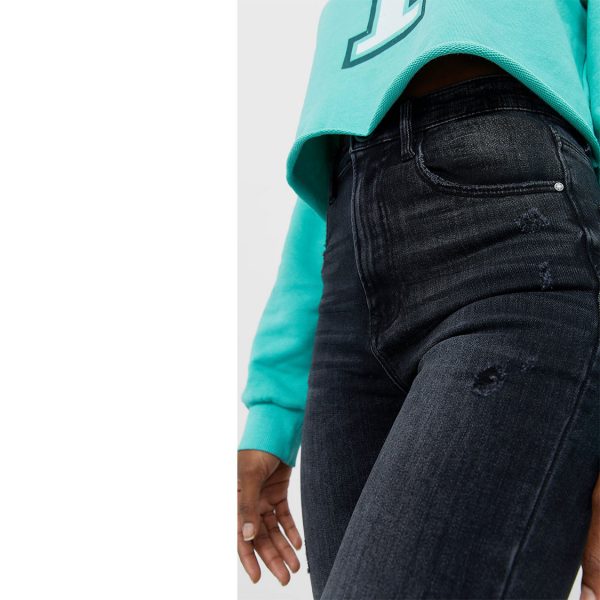 خرید شلوار جین جذب زنانه استرادیواریوس کد 63039 | بانی استایل