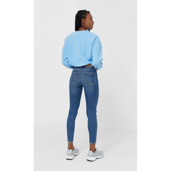 قیمت و خرید شلوار جین جذب زنانه استرادیواریوس کد 63064 | بانی استایل