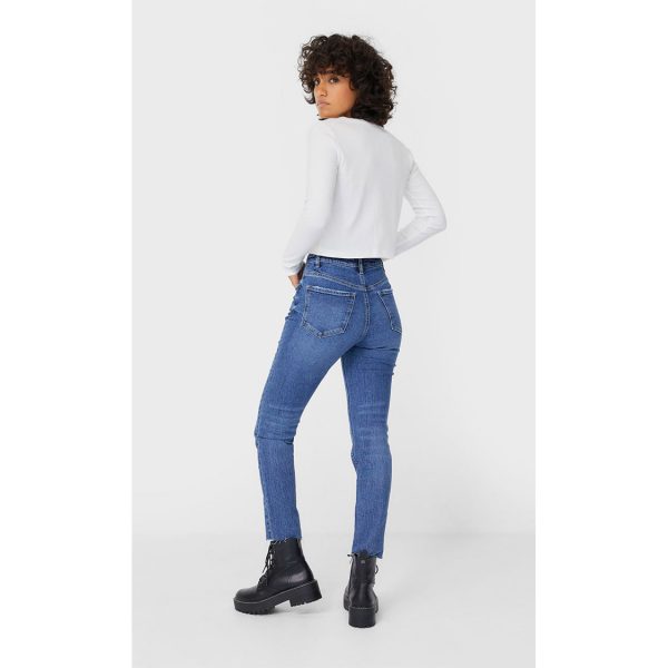خرید شلوار جین زنانه استرادیواریوس کد 63089 | فروشگاه اینترنتی بانی استایل