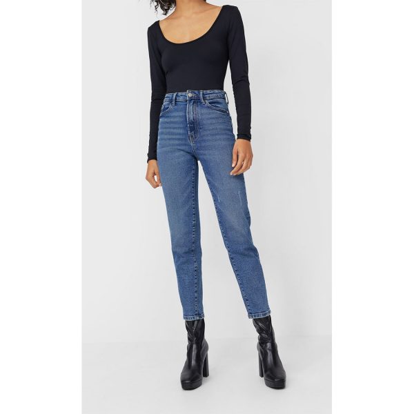 خرید شلوار جین زنانه استرادیواریوس کد 63266 | فروشگاه اینترنتی بانی استایل