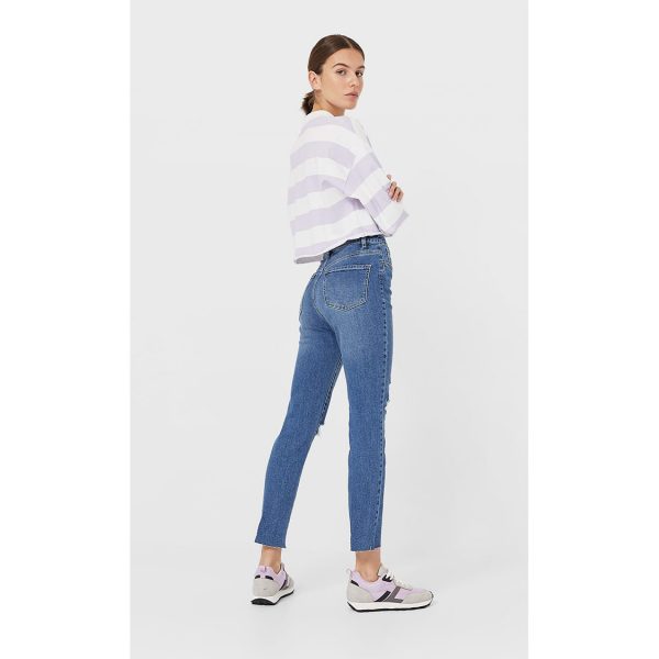 خرید شلوار جین زنانه استرادیواریوس کد 63385 | فروشگاه اینترنتی بانی استایل
