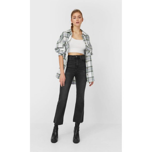 خرید شلوار جین زنانه استرادیواریوس کد 63512 | فروشگاه اینترنتی بانی استایل