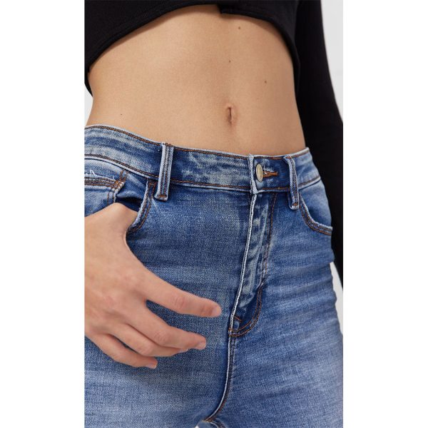 خرید شلوار جین زنانه استرادیواریوس کد 63566 | فروشگاه اینترنتی بانی استایل