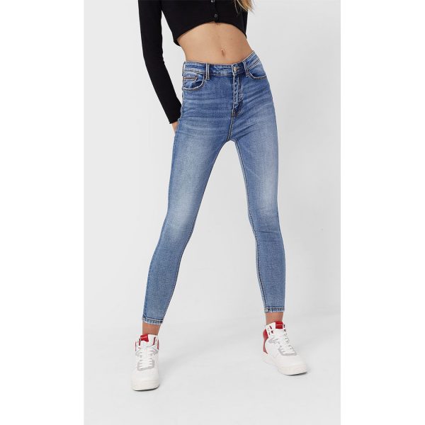 خرید شلوار جین زنانه استرادیواریوس کد 63566 | فروشگاه اینترنتی بانی استایل