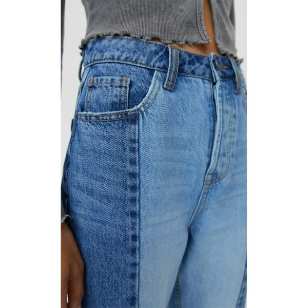 خرید شلوار جین زنانه استرادیواریوس کد 63605 | فروشگاه اینترنتی بانی استایل