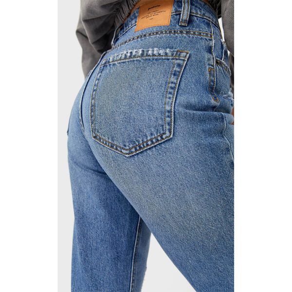 خرید شلوار جین زنانه استرادیواریوس کد 63643 | فروشگاه اینترنتی بانی استایل