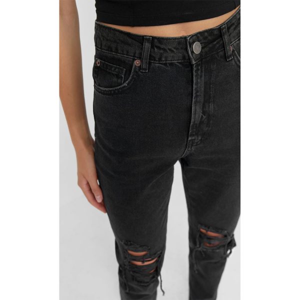 خرید شلوار جین زنانه استرادیواریوس کد 63720 | فروشگاه اینترنتی بانی استایل