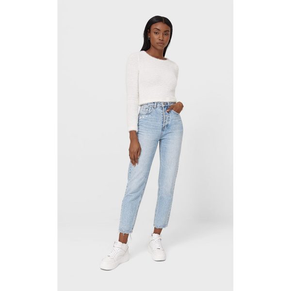 خرید شلوار جین زنانه استرادیواریوس کد 63772 | فروشگاه اینترنتی بانی استایل