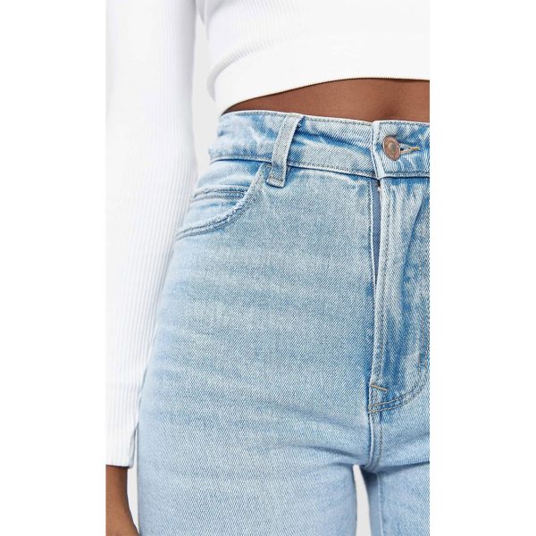 خرید شلوار جین زنانه استرادیواریوس کد 63840 | فروشگاه اینترنتی بانی استایل