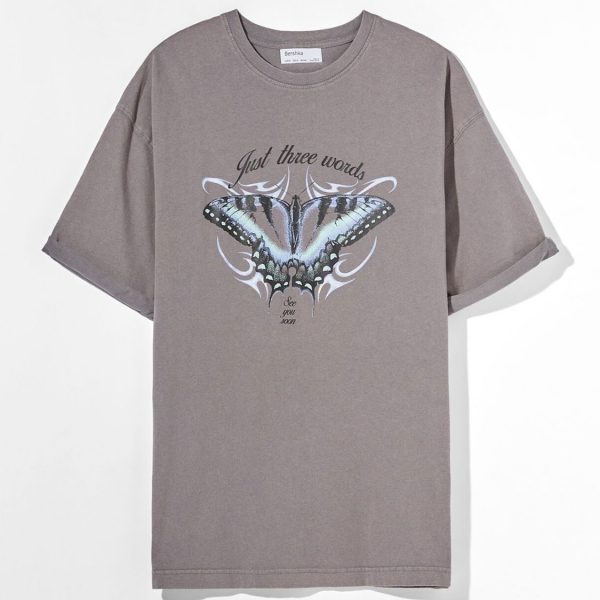 خرید تی شرت زنانه برشکا کد 68941 | فروشگاه اینترنتی بانی استایل