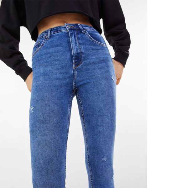خرید شلوار جین زنانه برشکا کد 69091 | فروشگاه اینترنتی بانی استایل