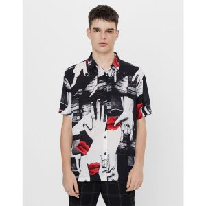 خرید پیراهن آستین کوتاه مردانه برشکا کد 69839 | فروشگاه اینترنتی بانی استایل