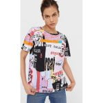 خرید تی شرت زنانه استرادیواریوس کد 71038 | فروشگاه اینترنتی بانی استایل