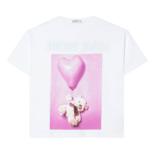 خرید تی شرت زنانه استرادیواریوس کد 71378 | فروشگاه اینترنتی بانی استایل