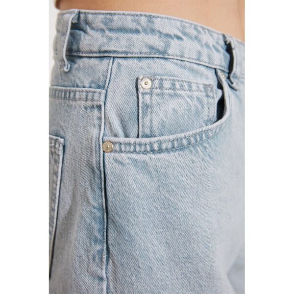 خرید شلوار جین دمپا گشاد زنانه ترندیول میلا کد 80621 | بانی استایل