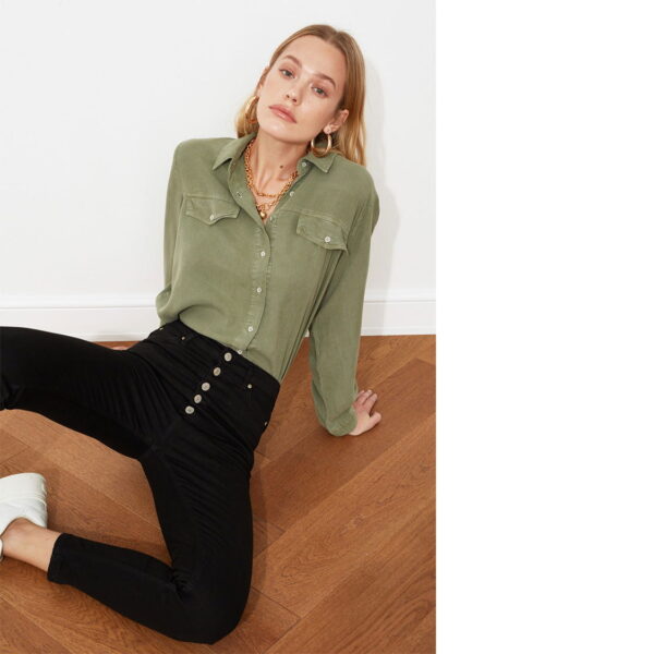 خرید شلوار جین جذب زنانه ترندیول میلا کد 80658 | فروشگاه اینترنتی بانی استایل