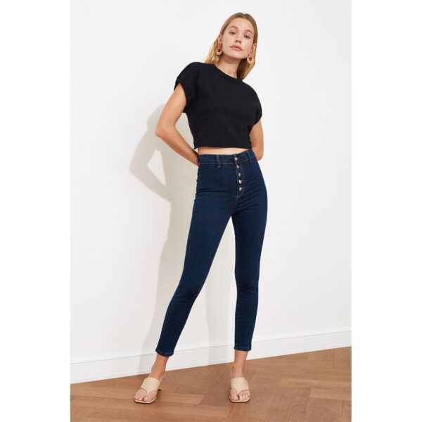 خرید شلوار جین زنانه ترندیول میلا کد 80800 | فروشگاه اینترنتی بانی استایل