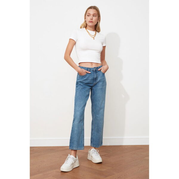 خرید شلوار جین زنانه ترندیول میلا کد 80846 | فروشگاه اینترنتی بانی استایل