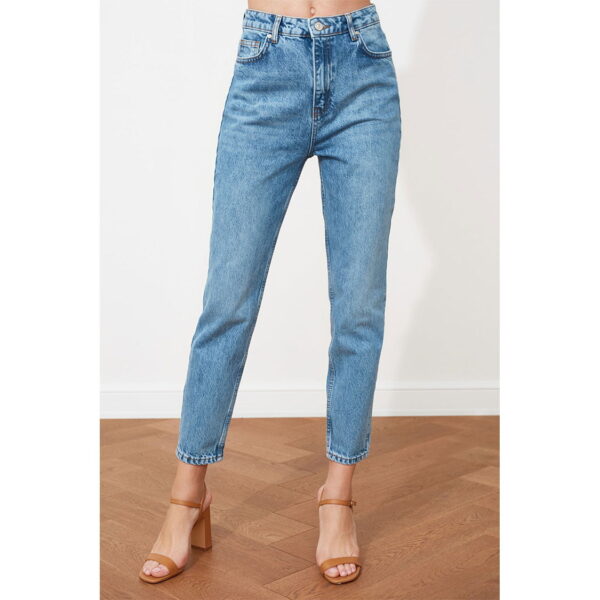 خرید شلوار جین مام استایل زنانه ترندیول میلا کد 80870 | بانی استایل
