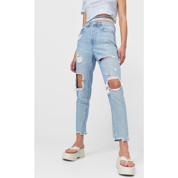 خرید شلوار جین زنانه استرادیواریوس کد 81724 | فروشگاه اینترنتی بانی استایل