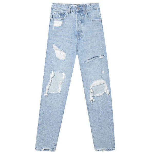خرید شلوار جین زنانه استرادیواریوس کد 81724 | فروشگاه اینترنتی بانی استایل