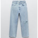 خرید شلوار جین راسته زنانه زارا کد 85471 | فروشگاه اینترنتی بانی استایل